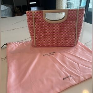 NWT Kate Spade Alexia Raffia Tweed Crossbody